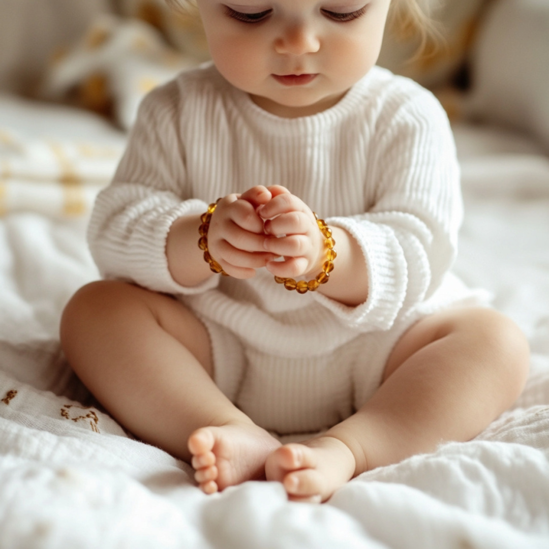 amber teething necklace